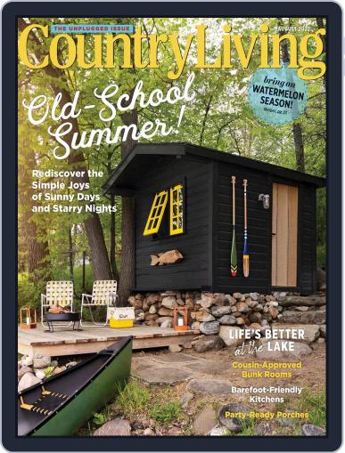 Country Living August 1st, 2022 Digital Back Issue Cover