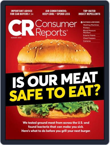 Consumer Reports August 1st, 2022 Digital Back Issue Cover