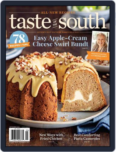 Taste of the South September 1st, 2022 Digital Back Issue Cover