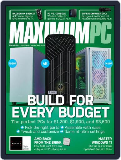 Maximum PC July 1st, 2022 Digital Back Issue Cover