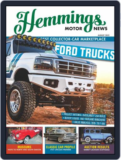 Hemmings Motor News August 1st, 2022 Digital Back Issue Cover