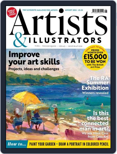 Artists & Illustrators August 1st, 2022 Digital Back Issue Cover