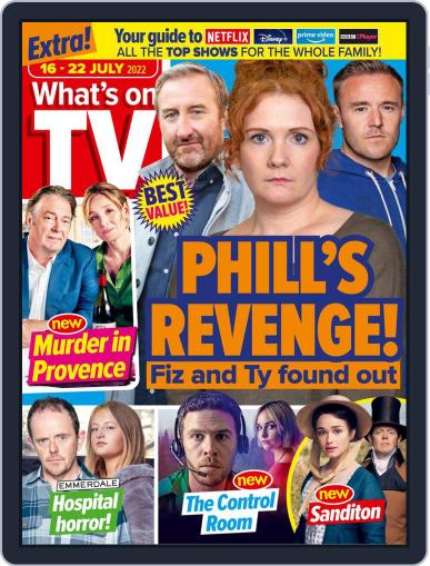 What's on TV July 16th, 2022 Digital Back Issue Cover