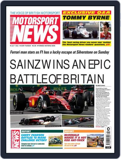 Motorsport News July 7th, 2022 Digital Back Issue Cover