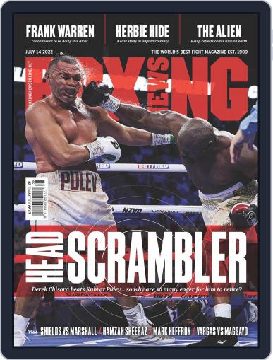 Boxing News July 14th, 2022 Digital Back Issue Cover