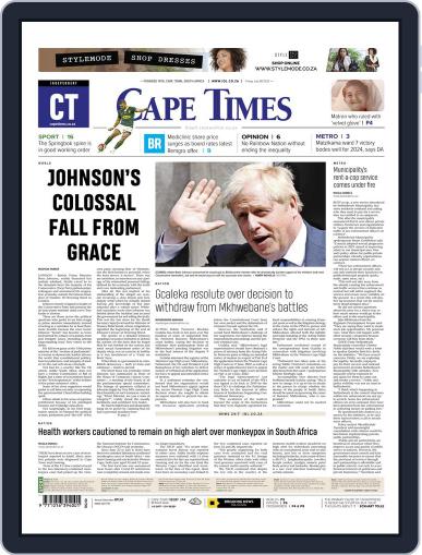Cape Times July 8th, 2022 Digital Back Issue Cover