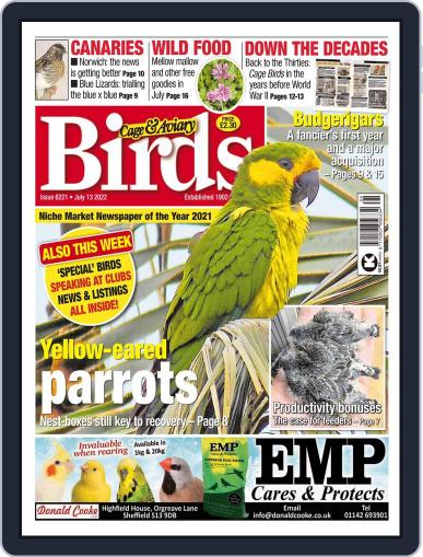 Cage & Aviary Birds July 13th, 2022 Digital Back Issue Cover