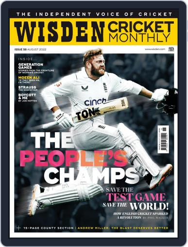 Wisden Cricket Monthly August 1st, 2022 Digital Back Issue Cover