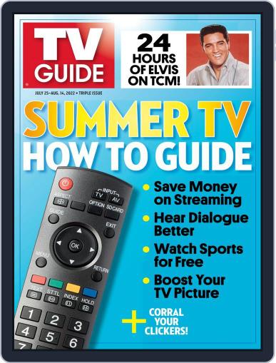 Tv Guide July 25th, 2022 Digital Back Issue Cover