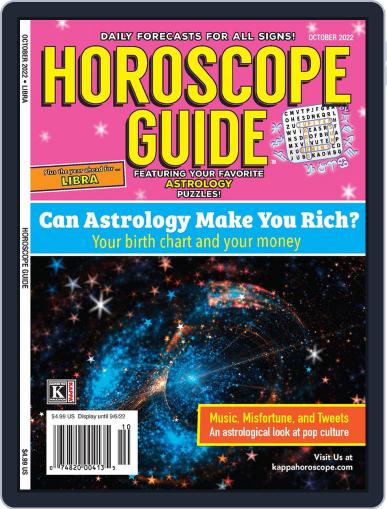 Horoscope Guide October 1st, 2022 Digital Back Issue Cover