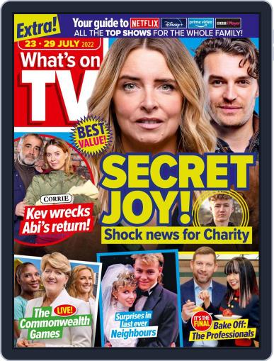 What's on TV July 23rd, 2022 Digital Back Issue Cover