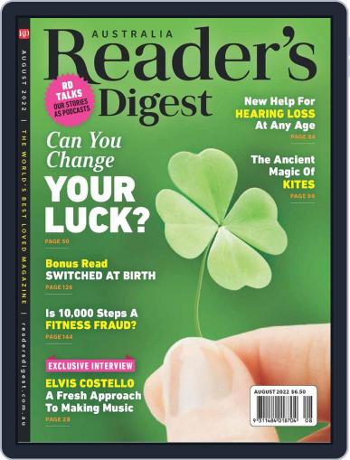 Readers Digest Australia August 1st, 2022 Digital Back Issue Cover