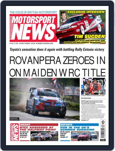 Motorsport News July 21st, 2022 Digital Back Issue Cover