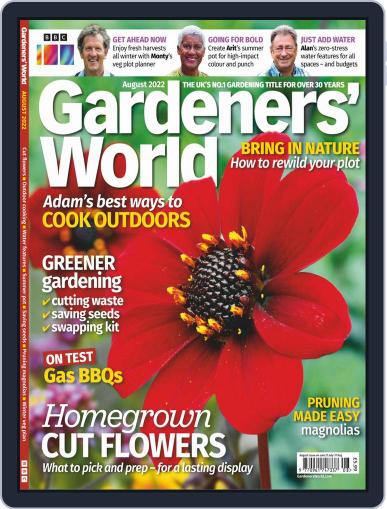 BBC Gardeners' World August 1st, 2022 Digital Back Issue Cover