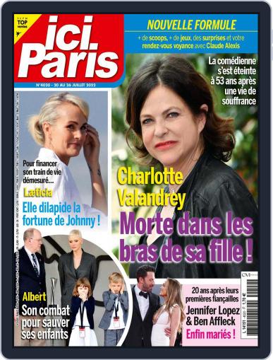 Ici Paris July 20th, 2022 Digital Back Issue Cover