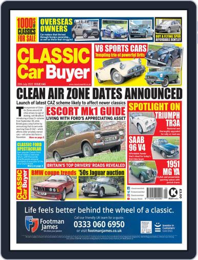 Classic Car Buyer July 20th, 2022 Digital Back Issue Cover