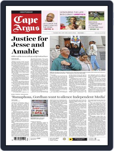 Cape Argus July 20th, 2022 Digital Back Issue Cover