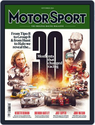 Motor sport September 1st, 2022 Digital Back Issue Cover