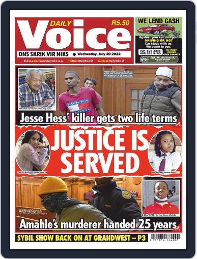 Daily Voice July 20th, 2022 Digital Back Issue Cover