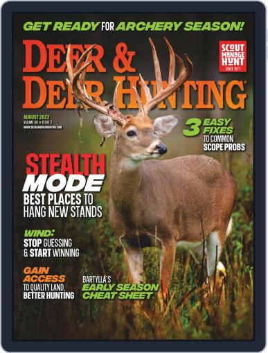 Deer & Deer Hunting August 1st, 2022 Digital Back Issue Cover
