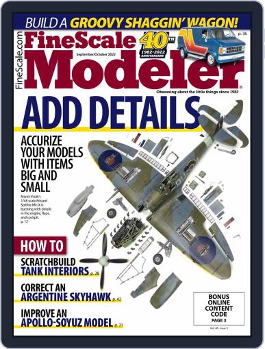 FineScale Modeler September 1st, 2022 Digital Back Issue Cover
