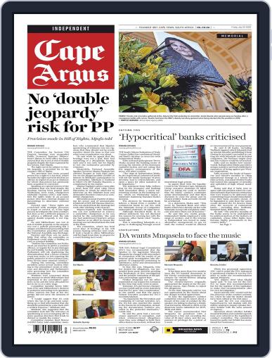 Cape Argus July 22nd, 2022 Digital Back Issue Cover
