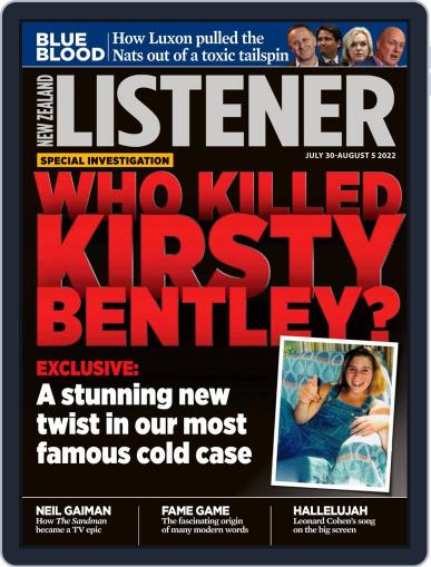 New Zealand Listener July 30th, 2022 Digital Back Issue Cover