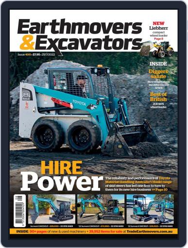 Earthmovers & Excavators July 25th, 2022 Digital Back Issue Cover