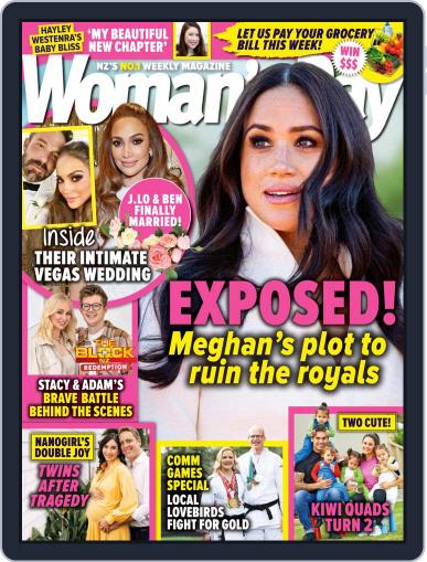 Woman's Day Magazine NZ August 1st, 2022 Digital Back Issue Cover