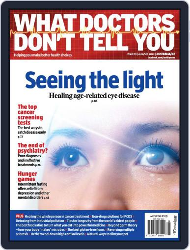 What Doctors Don't Tell You Australia/NZ August 1st, 2022 Digital Back Issue Cover
