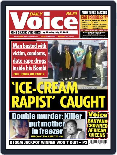 Daily Voice July 25th, 2022 Digital Back Issue Cover