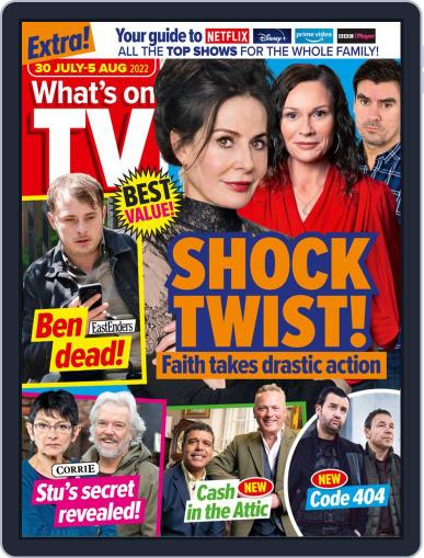 What's on TV July 30th, 2022 Digital Back Issue Cover