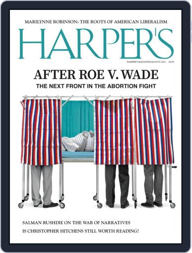 Harper's August 1st, 2022 Digital Back Issue Cover