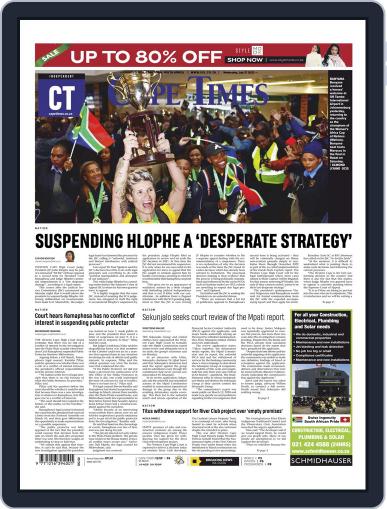 Cape Times July 27th, 2022 Digital Back Issue Cover