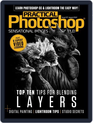 Practical Photoshop August 1st, 2022 Digital Back Issue Cover