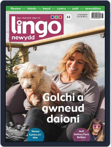 Lingo Newydd August 1st, 2018 Digital Back Issue Cover