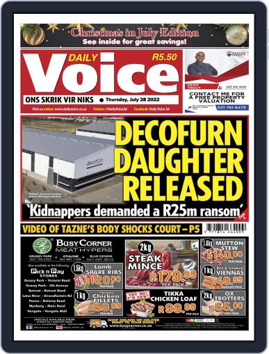Daily Voice July 28th, 2022 Digital Back Issue Cover