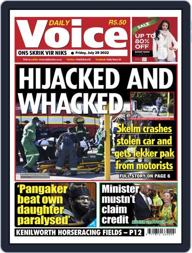 Daily Voice July 29th, 2022 Digital Back Issue Cover