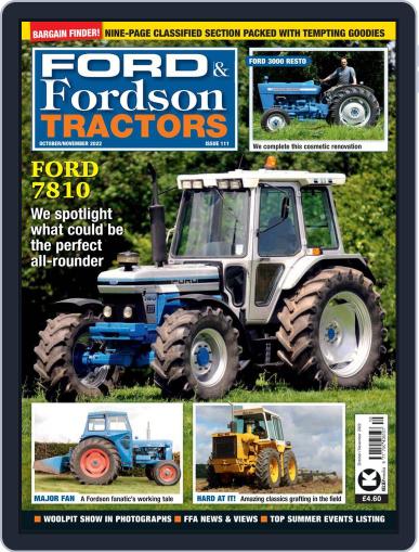 Ford and Fordson Tractors October 1st, 2022 Digital Back Issue Cover