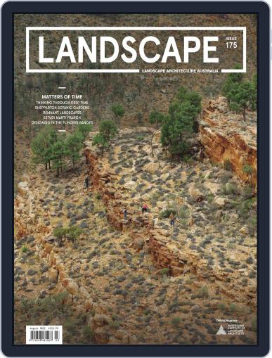 Landscape Architecture Australia August 1st, 2022 Digital Back Issue Cover