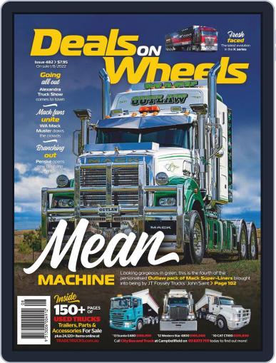 Deals On Wheels Australia August 1st, 2022 Digital Back Issue Cover