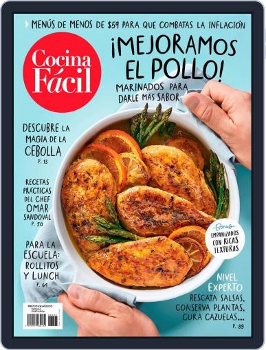 Cocina Fácil August 1st, 2022 Digital Back Issue Cover