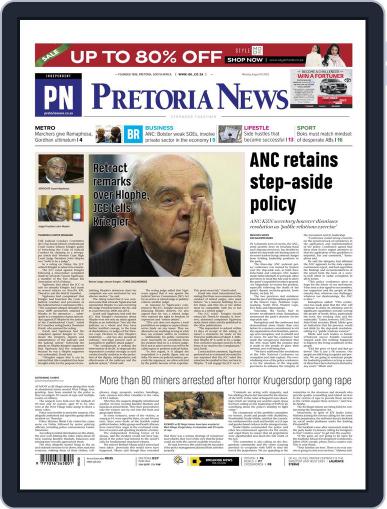 Pretoria News August 1st, 2022 Digital Back Issue Cover