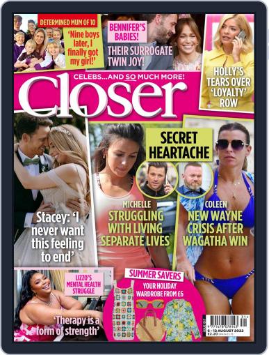 Closer August 6th, 2022 Digital Back Issue Cover
