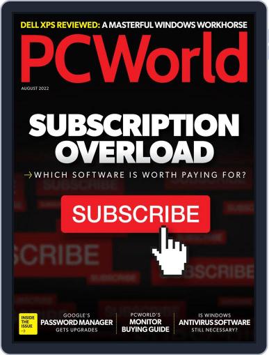 PCWorld August 1st, 2022 Digital Back Issue Cover