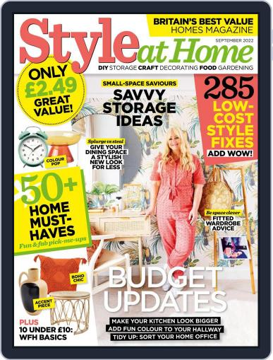 Style At Home United Kingdom September 1st, 2022 Digital Back Issue Cover
