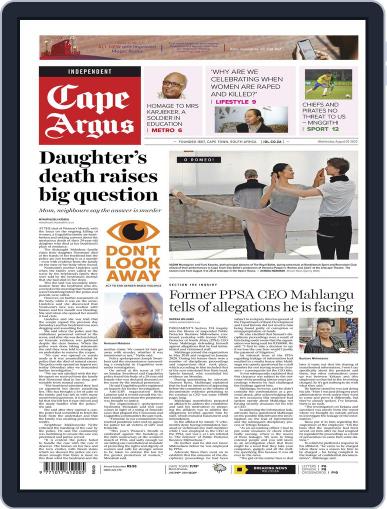 Cape Argus August 3rd, 2022 Digital Back Issue Cover