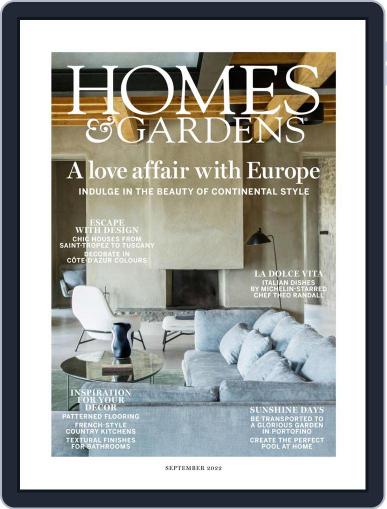Homes & Gardens September 1st, 2022 Digital Back Issue Cover
