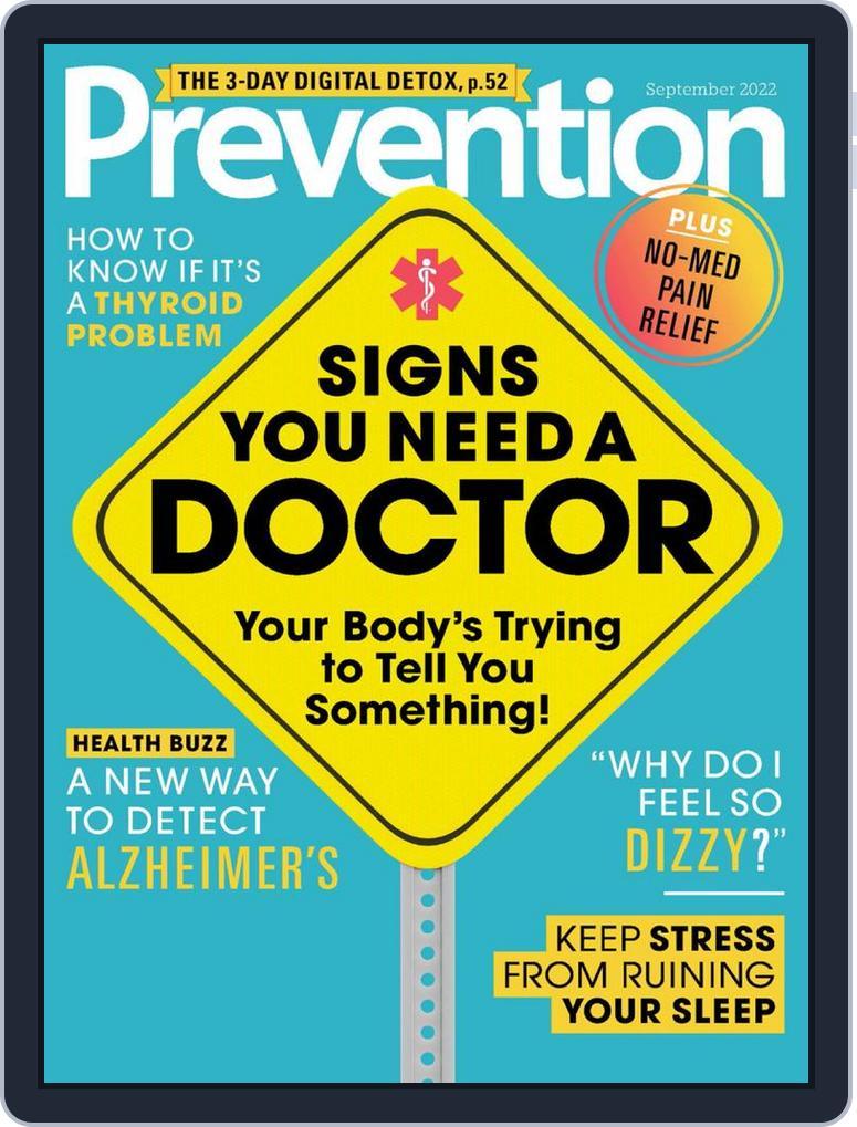 Prevention (Digital) Subscription                    September 1st, 2022 Issue