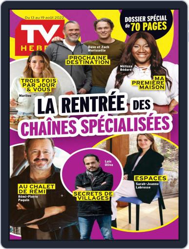Tv Hebdo August 13th, 2022 Digital Back Issue Cover